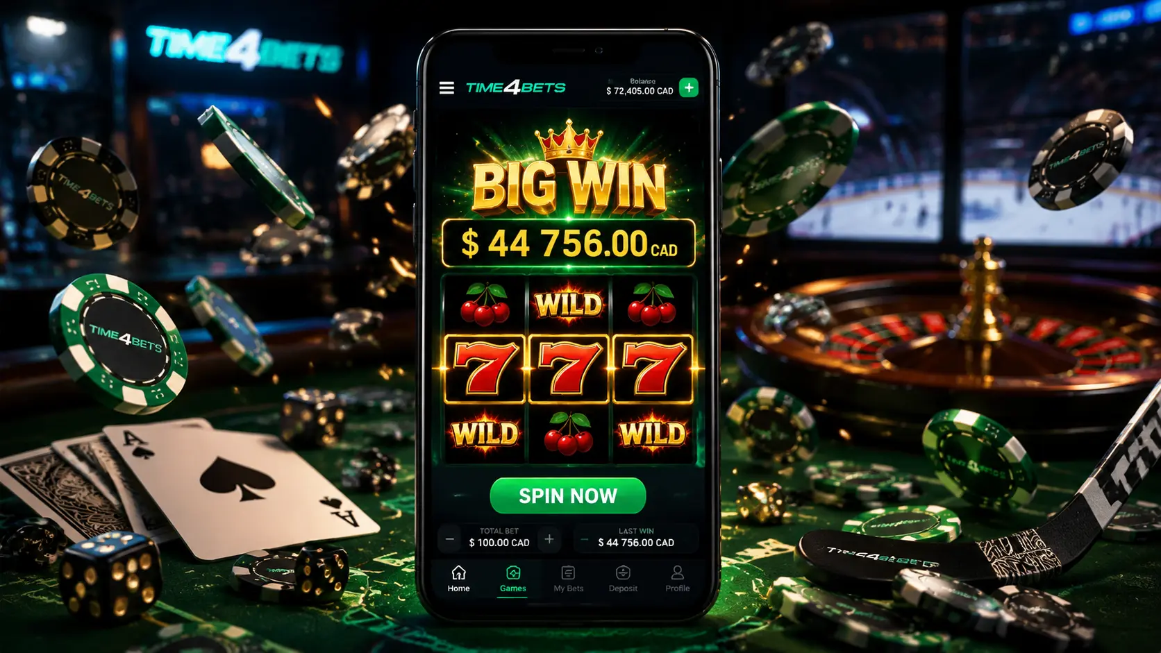 Time4Bets mobile app